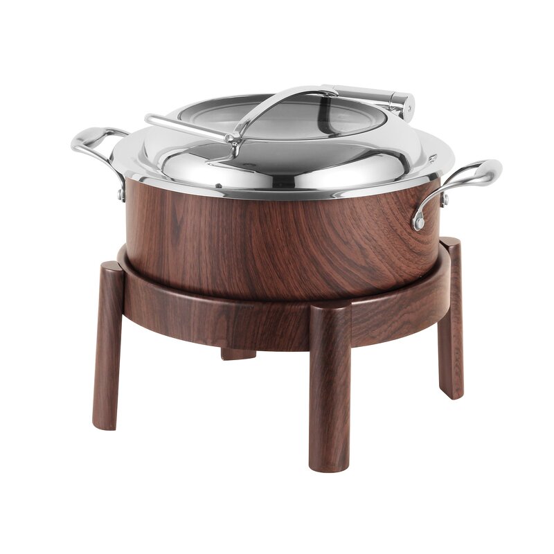 Buffet Chafer Pot Manufacturer - OEM/ODM Custom SUS 304 Hydraulic Glass Lid