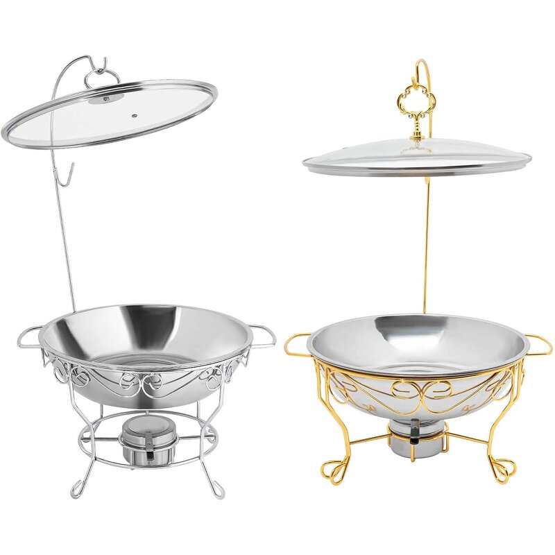 Hanging Chafing Dish Manufacturer - OEM/ODM Custom 4.5-8.0L Stainless Steel Fuel