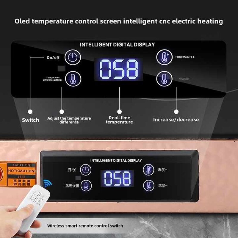 Buffet Heat Lamp Manufacturer - OEM/ODM Custom Round Rose Gold 270W Stainless