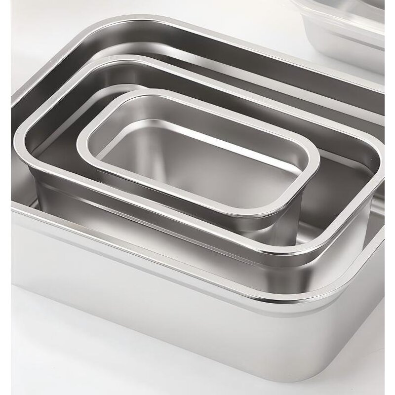 Meat Marinating Container Manufacturer - OEM/ODM Custom 3 Set Stainless Steel