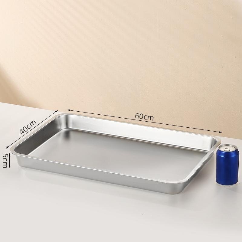 Baking Pan Manufacturer - OEM/ODM Custom 60x40cm Stainless Steel Deep Dish
