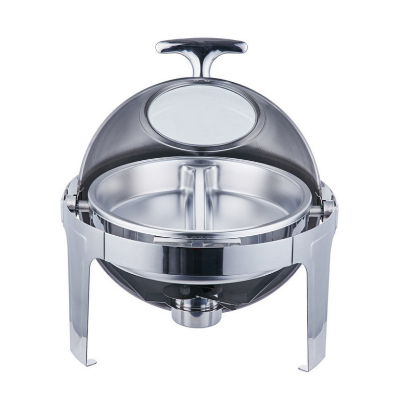 Divided Food Pan Manufacturer - OEM/ODM Custom 2 Grids Stainless Steel 6L