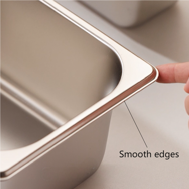 Gastronorm Pan Manufacturer - OEM/ODM Custom 1/3 Multi-Depth Stainless Steel