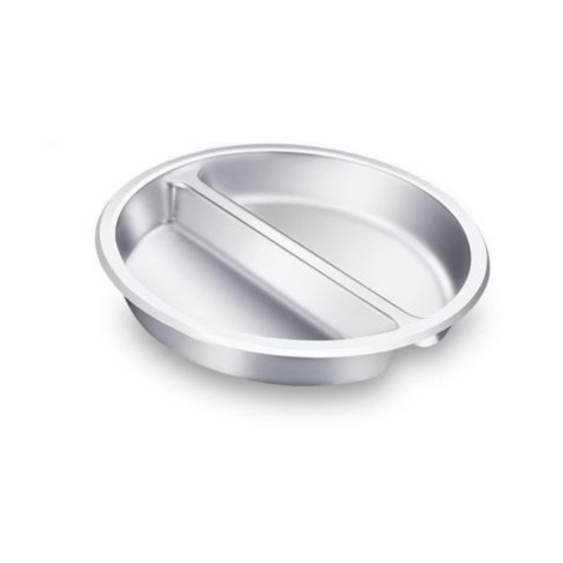 Divided Food Pan Manufacturer - OEM/ODM Custom 2 Grids Stainless Steel 6L