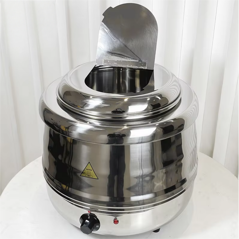 Electric Food Kettle Manufacturer - OEM/ODM Custom 13L Commercial Silver Large