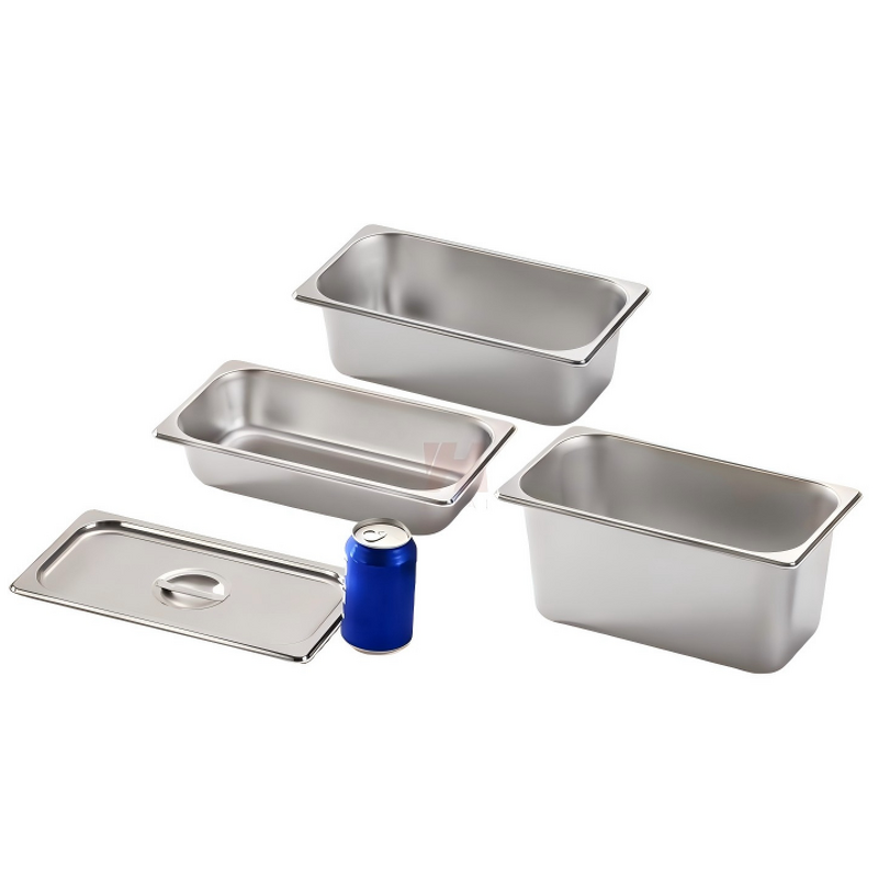 Gastronorm Pan Manufacturer - OEM/ODM Custom 1/3 Multi-Depth Stainless Steel