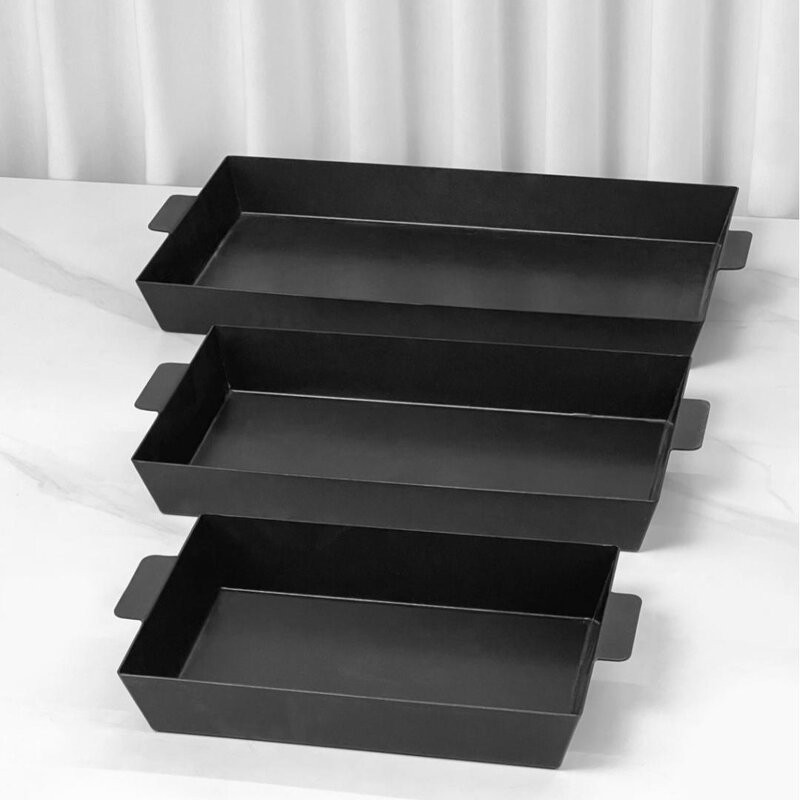 Serving Tray Manufacturer - OEM/ODM Custom Stainless Steel Deep Black Non-stick