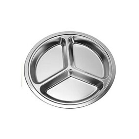 Round Dinner Plate Manufacturer - OEM/ODM Custom Portion Control 3 Grids 20-28CM