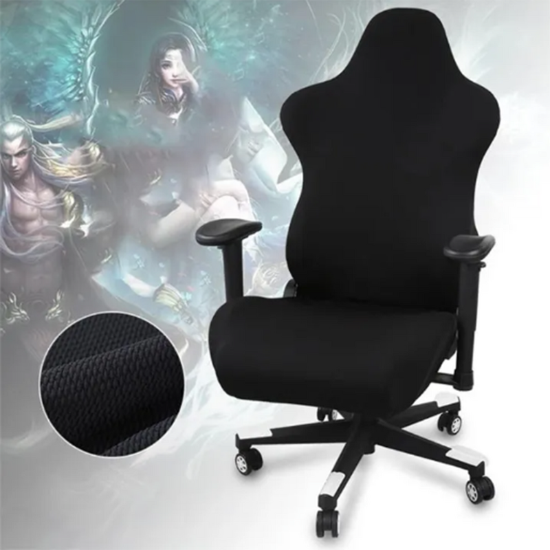 Custom Esports Chair Cover Factory - OEM Solid Color Stretch Comfortable