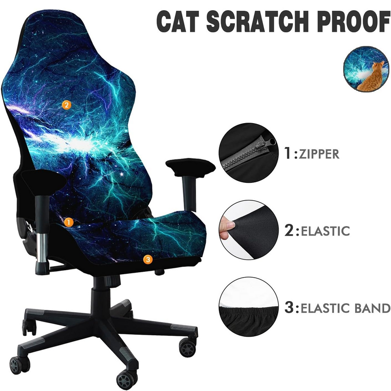 Solid Color Gaming Chair Cover Supplier - OEM Milk Fiber for Computer Chair