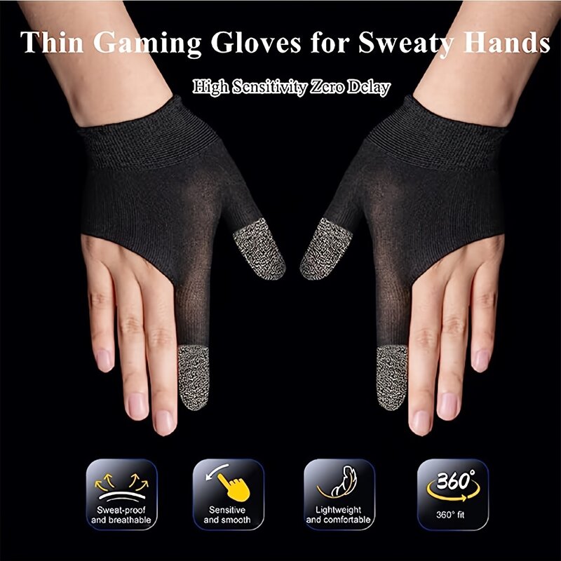 Touch Screen Gaming Gloves Supplier - Thin Breathable Finger Sleeves