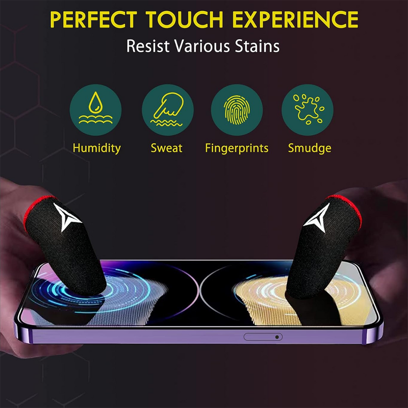 Mobile Gaming Finger Sleeves Factory - Thin Anti Sweat Nanofiber