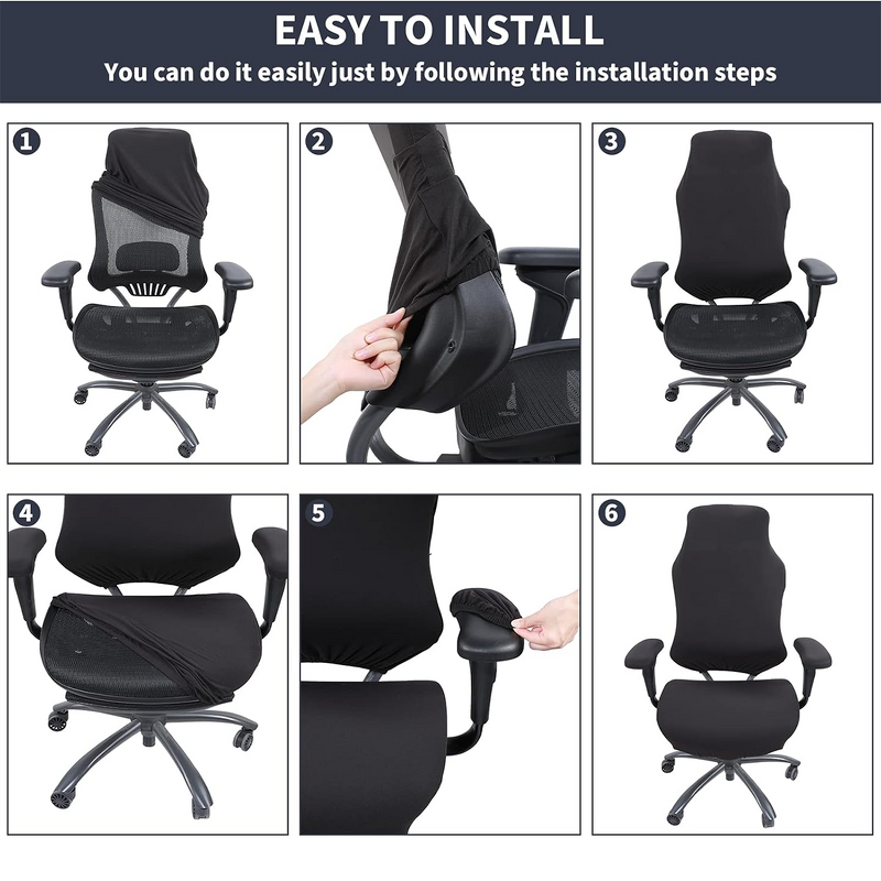 Custom Esports Chair Cover Manufacturer - OEM High Elastic Milk Silk Solid Color