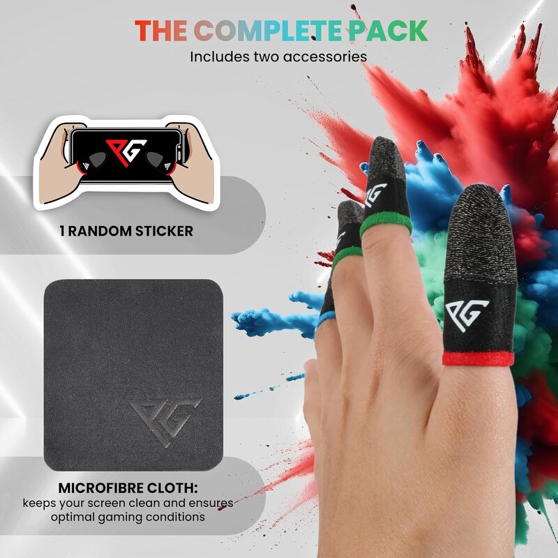 Gaming Finger Sleeves Supplier - Custom Breathable Anti Sweat Finger Gloves