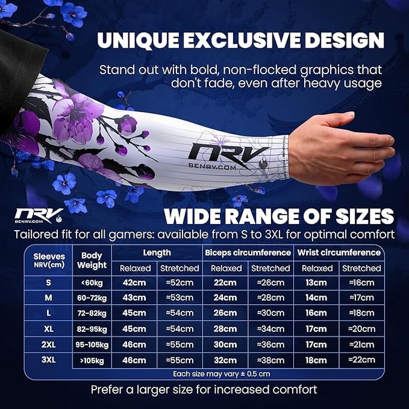 Gaming Arm Sleeves Manufacturer - OEM Ice Silk Cooling Compression