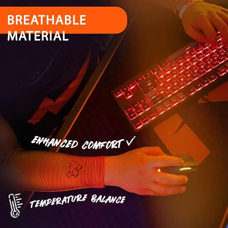 Custom Gamer Arm Sleeves Factory - OEM Cool Breathable for Summer Gaming