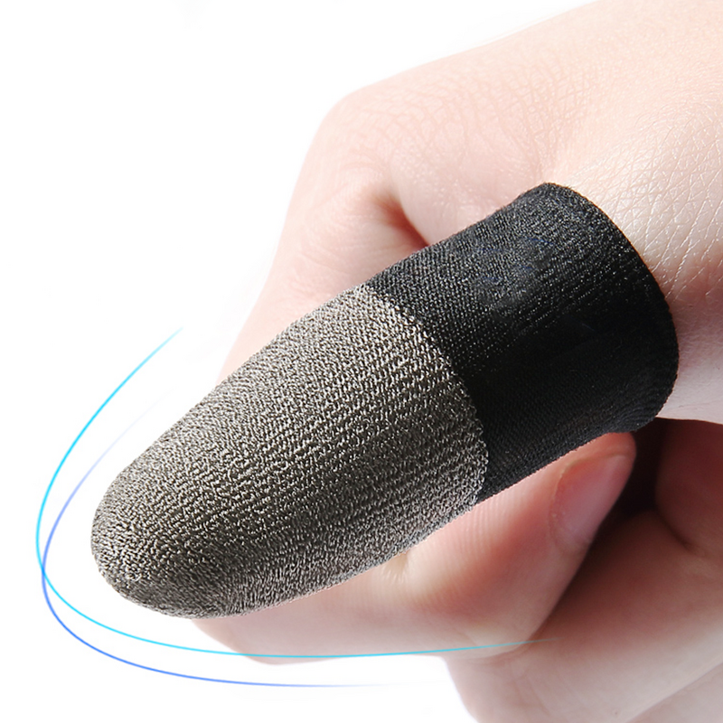 Gaming Finger Sleeves Manufacturer - Custom Silver Fiber Breathable for PUBG
