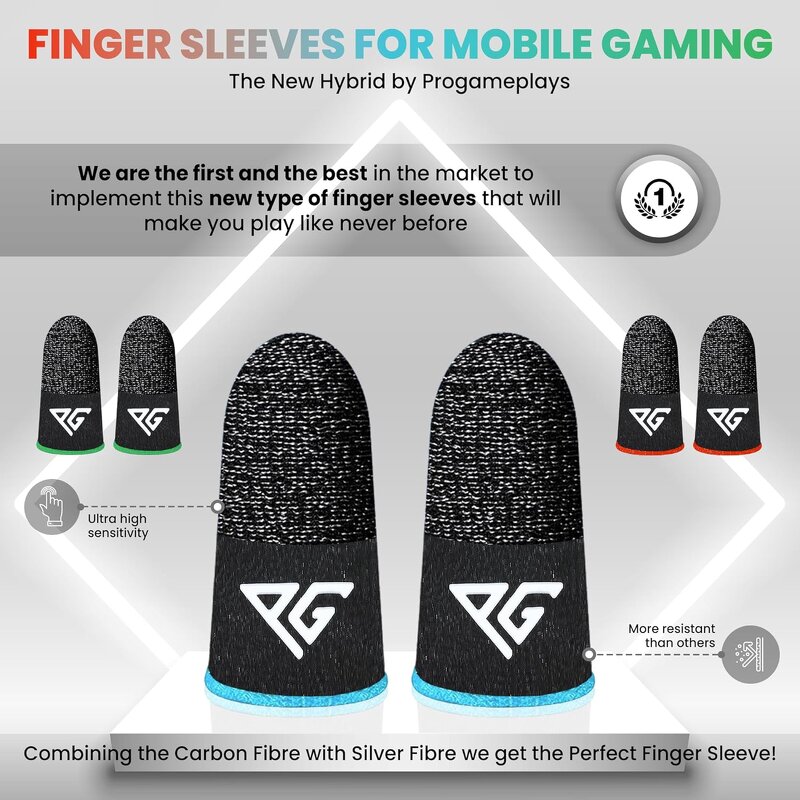 Gaming Finger Sleeves Supplier - Custom Breathable Anti Sweat Finger Gloves
