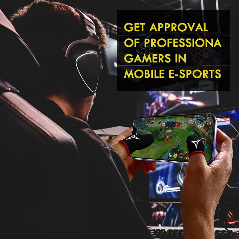 Mobile Gaming Finger Sleeves Factory - Thin Anti Sweat Nanofiber