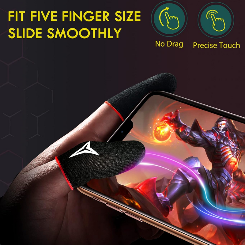 Mobile Gaming Finger Sleeves Factory - Thin Anti Sweat Nanofiber