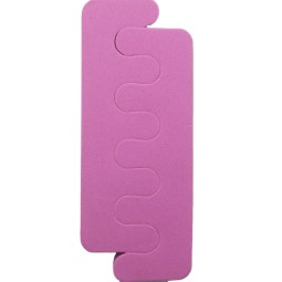 Toe Separator Factory - Bulk pink Glitter Five-hole Nail Salon