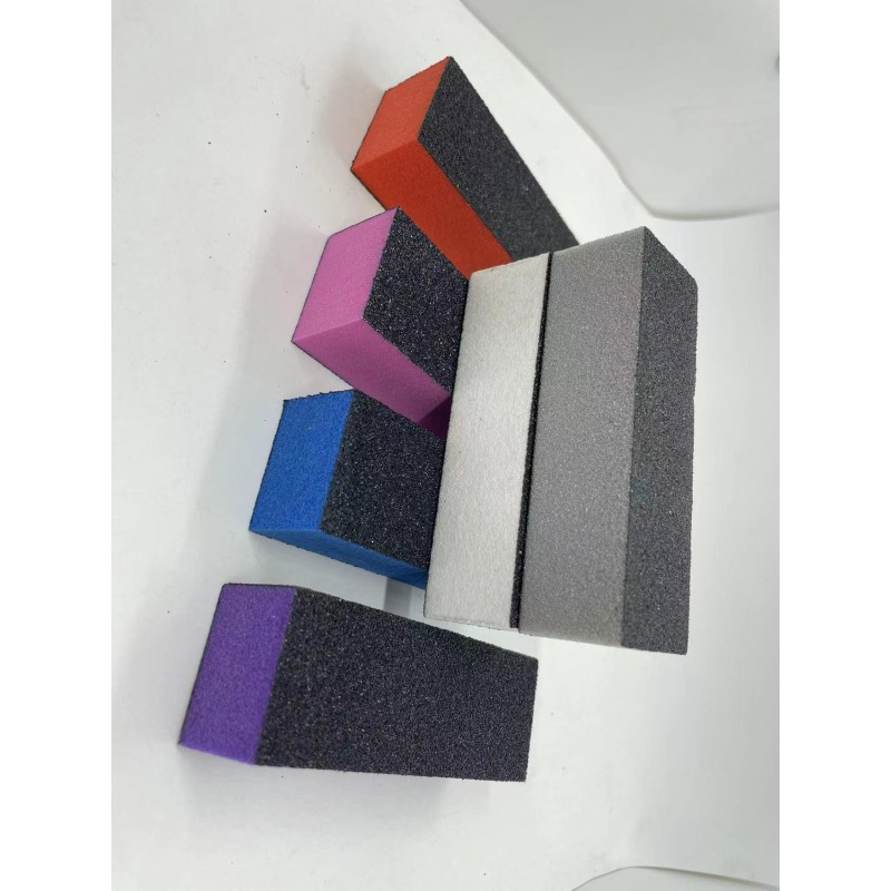 Nail Buffer Block Manufacturer - OEM 100/100 Black Toufu 3 Sided