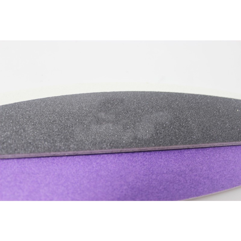 Washable Nail File Manufacturer - OEM Custom Logo Half Moon 100/180