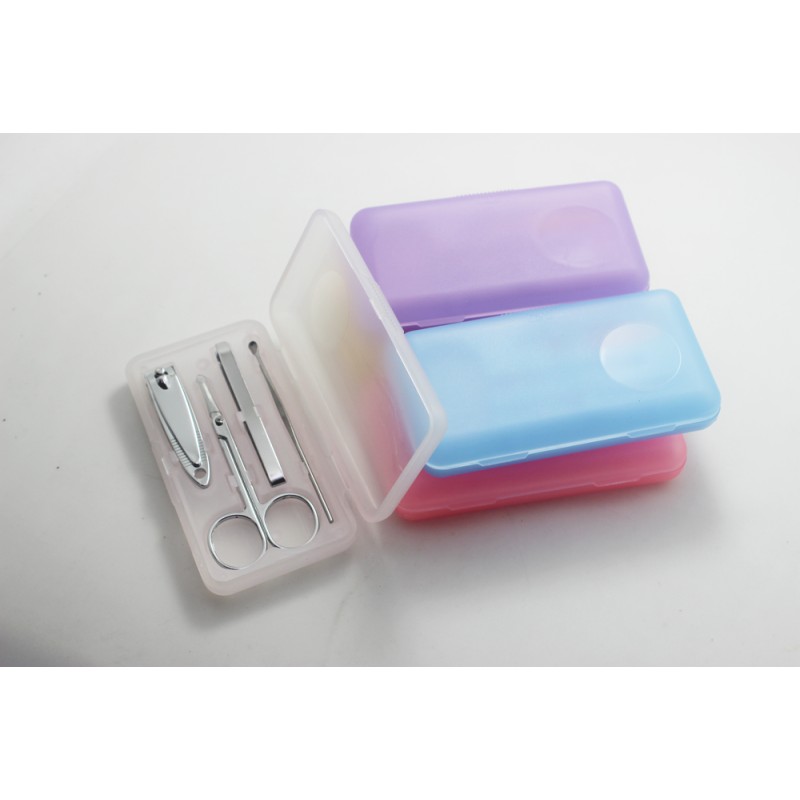 Pedicure Set Supplier - Bulk 4 Pcs Nail Case Clipper Mini Set