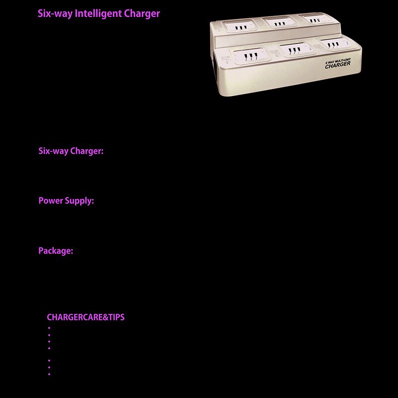 Battery Charger Factory - OEM/ODM 6-Way Multi-Charge