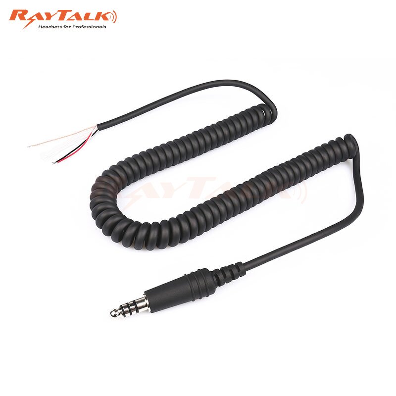 Helicopter Headset Cord Factory - OEM/ODM Replacement Coiled Cable