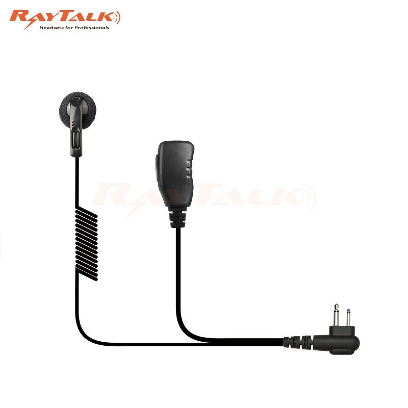 Security Guard Earpiece Factory - OEM/ODM 2-Pin for Motorola Walkie Talkie