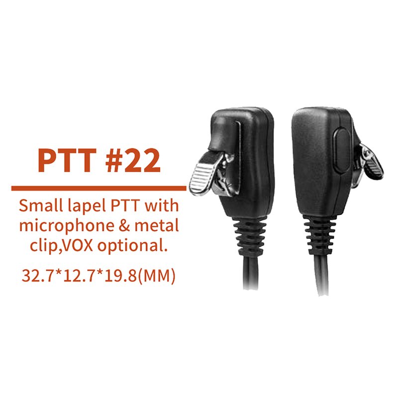 Security Guard Earpiece Factory - OEM/ODM 2-Pin for Motorola Walkie Talkie