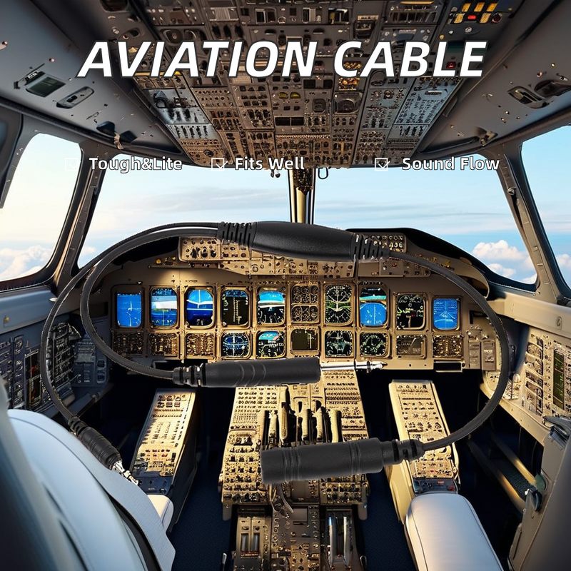 Aircraft Audio Cable Manufacturer - OEM/ODM 3.5mm for Smartphone