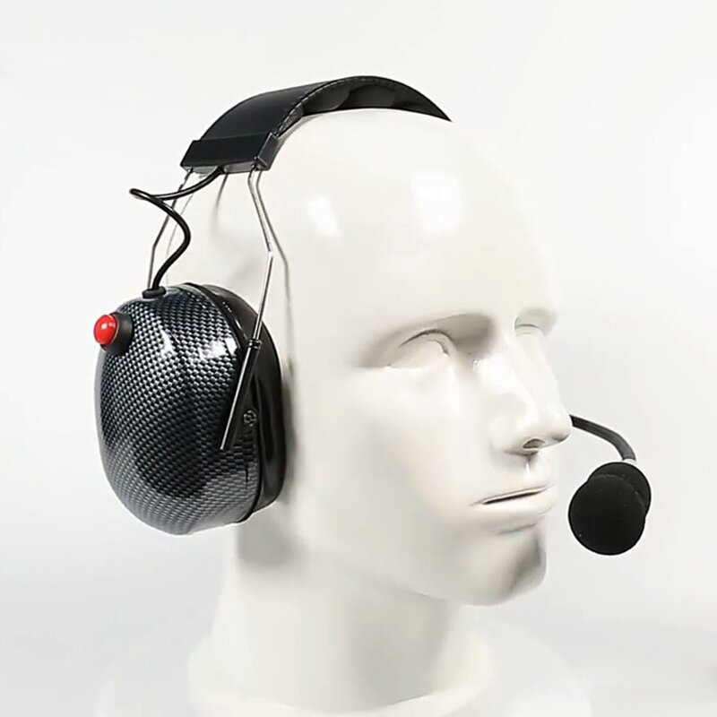 Carbon Fiber Intercom Headset Factory - OEM/ODM with XLR Jack