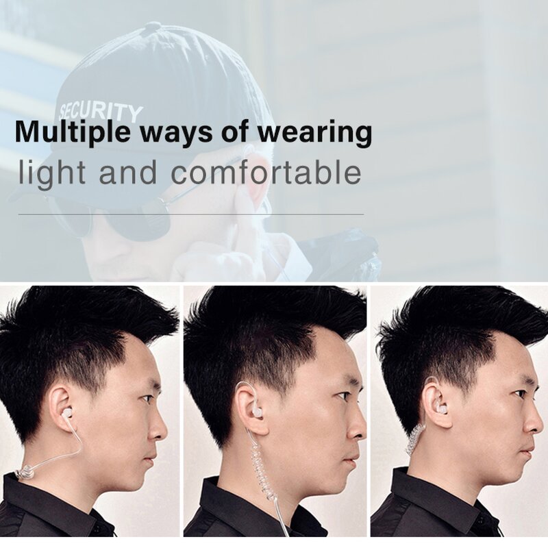 Clear Tube Earpiece Manufacturer - OEM/ODM for Surveillance & Two-Way Radio