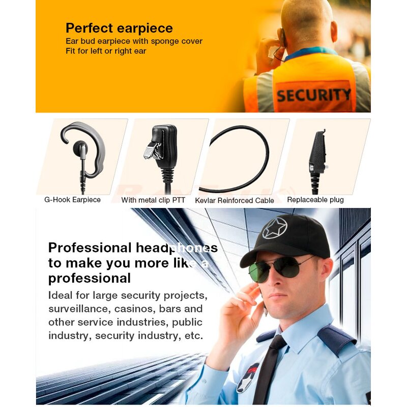 Walkie Talkie Earpiece Factory - OEM/ODM with Mic & PTT for Nokia