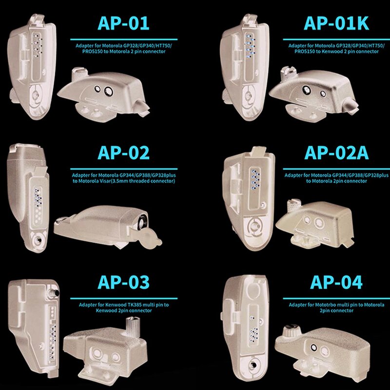 Walkie Talkie Audio Adapter Factory - OEM/ODM for Hytera to Motorola