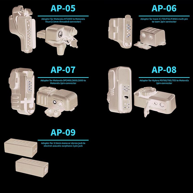 Audio Adapter Factory - OEM/ODM for Motorola XTS5000 to 3.5mm