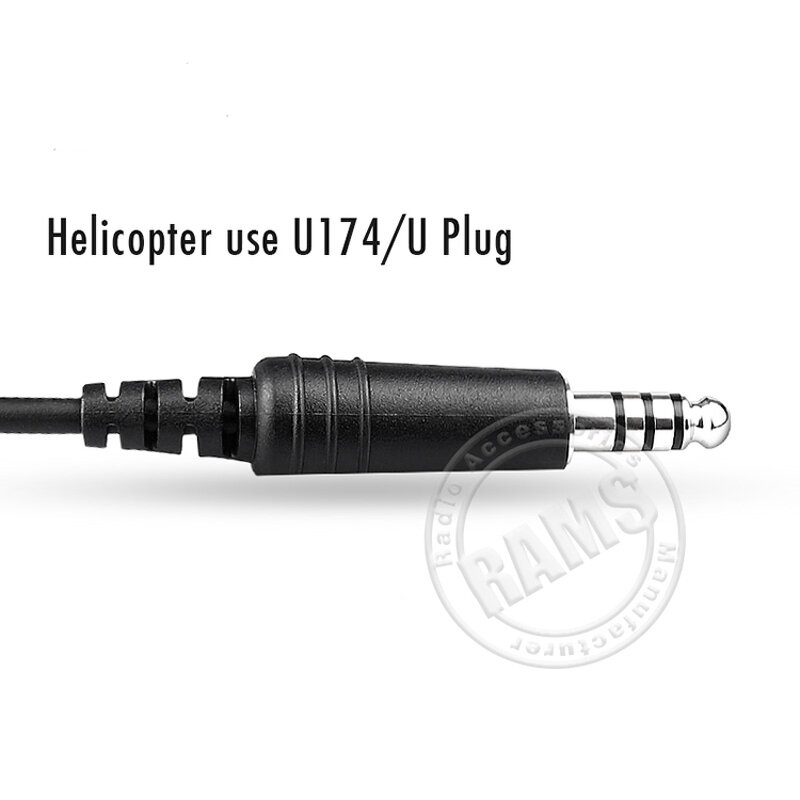 Helicopter Headset Manufacturer - OEM/ODM Dynamic Mic with Soft Earpad