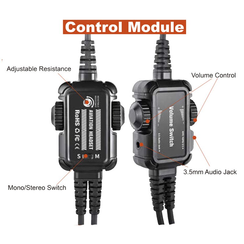 In-Ear Aviation Headset Factory - OEM/ODM 3.5mm with Mic