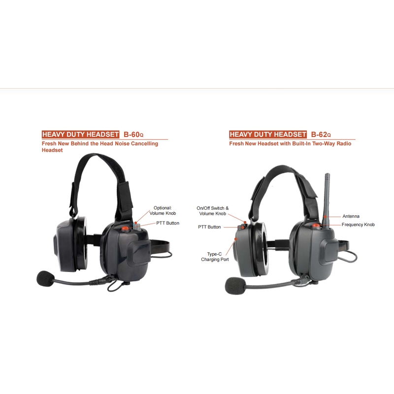 Behind-the-Head Radio Headset Manufacturer - OEM/ODM Professional Built-in