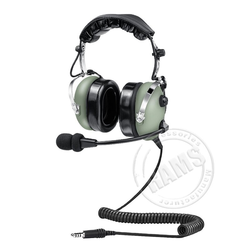 Helicopter Headset Manufacturer - OEM/ODM Dynamic Mic with Soft Earpad