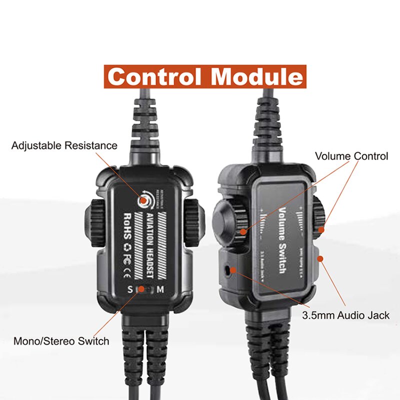 Aviation Headset Manufacturer - OEM/ODM Adjustable Noise Cancelling Mic
