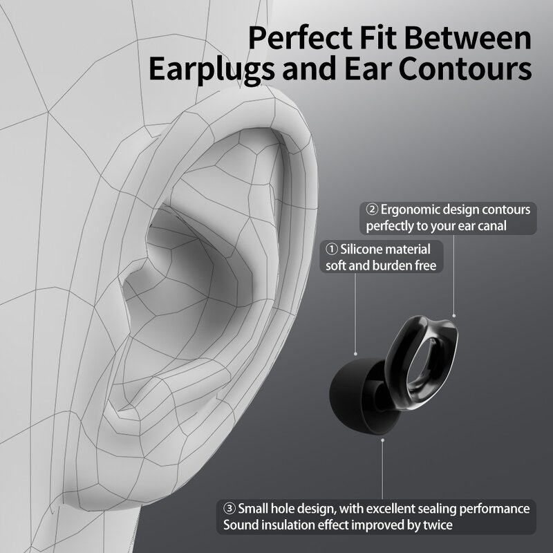 Ear Plugs Manufacturer - OEM Silicone with Replaceable Tips for Swimming