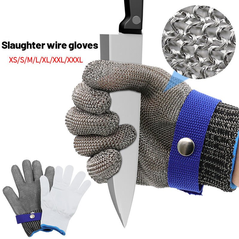 Cut Resistant Glove Factory - OEM Level 9 316L Stainless Steel Chainmail