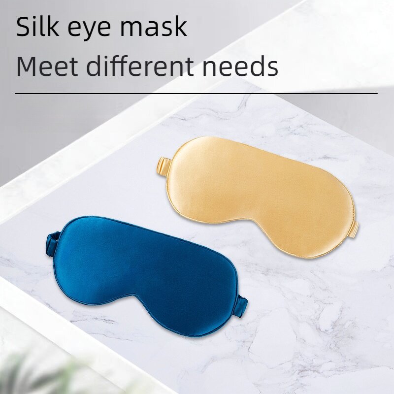 Silk Eye Mask Manufacturer - OEM 100% Mulberry Satin Sleep Mask for Travel
