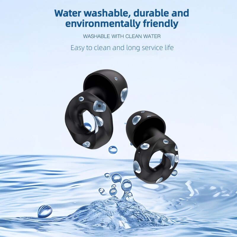 Swimming Ear Plugs Manufacturer - OEM Reusable Silicone with Carry Case