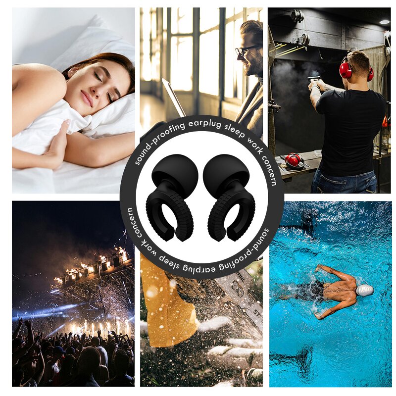 Noise Reduction Ear Plugs Factory - Bulk Silicone for Studying and Concert