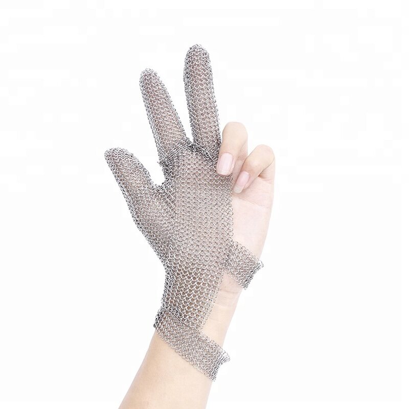 Cut Resistant Glove Factory - OEM 316L HPPE Stainless Steel Three Fingers