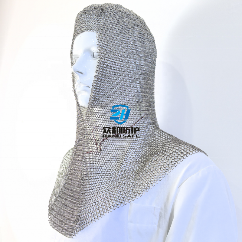 Chainmail Helmet Manufacturer - OEM 7mm Welded Ring Hood Head Protection